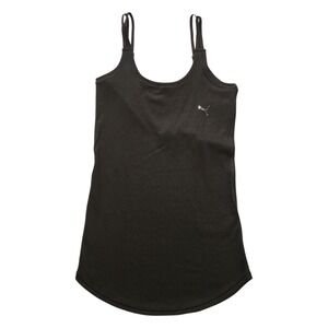 Puma Women's Athletic Black Tank‎ Top Dry Cell Scoop Neck Size XS